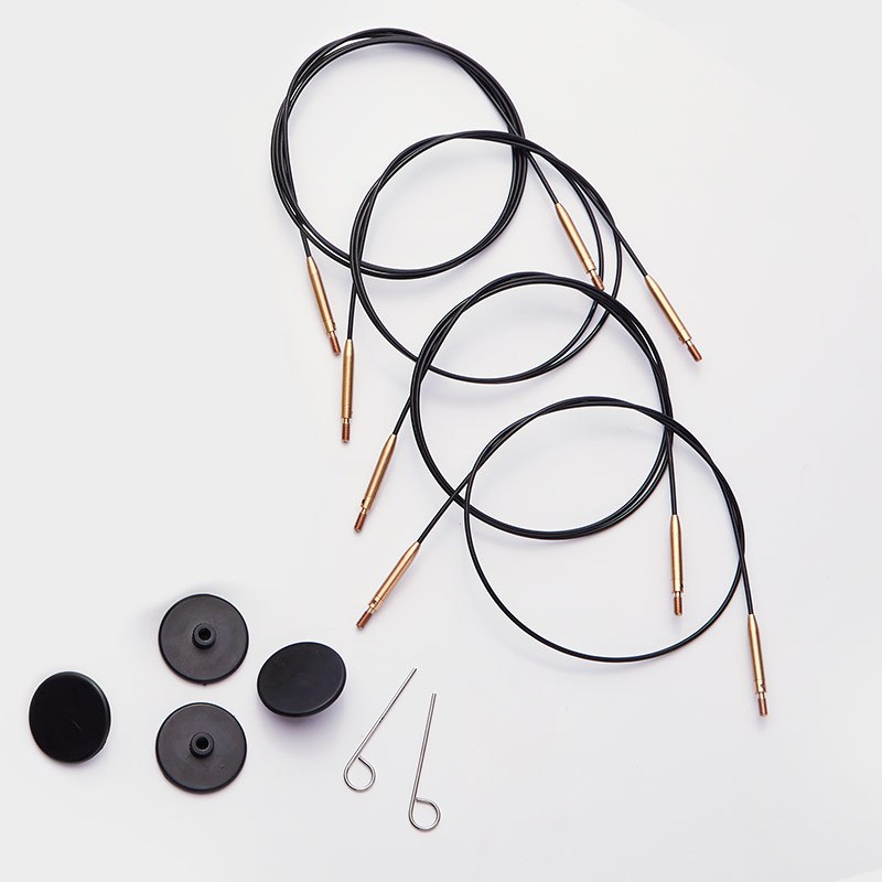 Câbles pivotants 360° THIN & FLEX noir