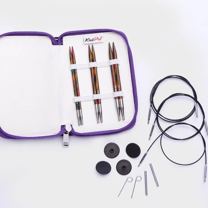 Aiguille à tricoter : Kit de démarrage : Circulaire : Interchangeable Symfonie
