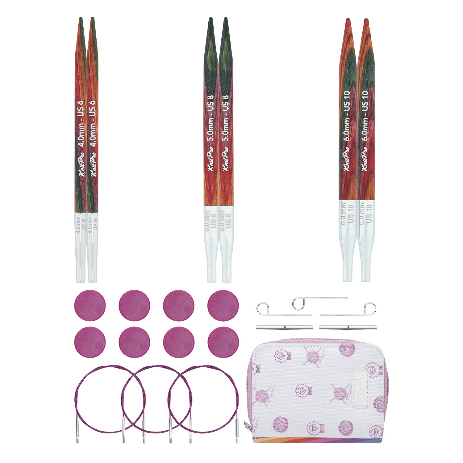 Aiguille à tricoter : Kit de démarrage : Circulaire : Interchangeable Symfonie2